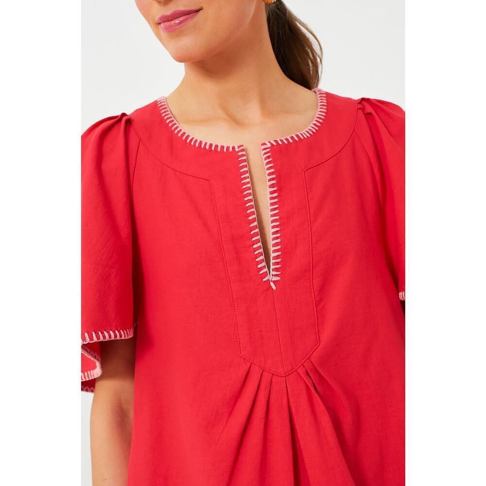 POMANDER PLACE Poppy Stitch Finley Flutter Sleeve Dress Size XL NWT - Picture 6 of 9